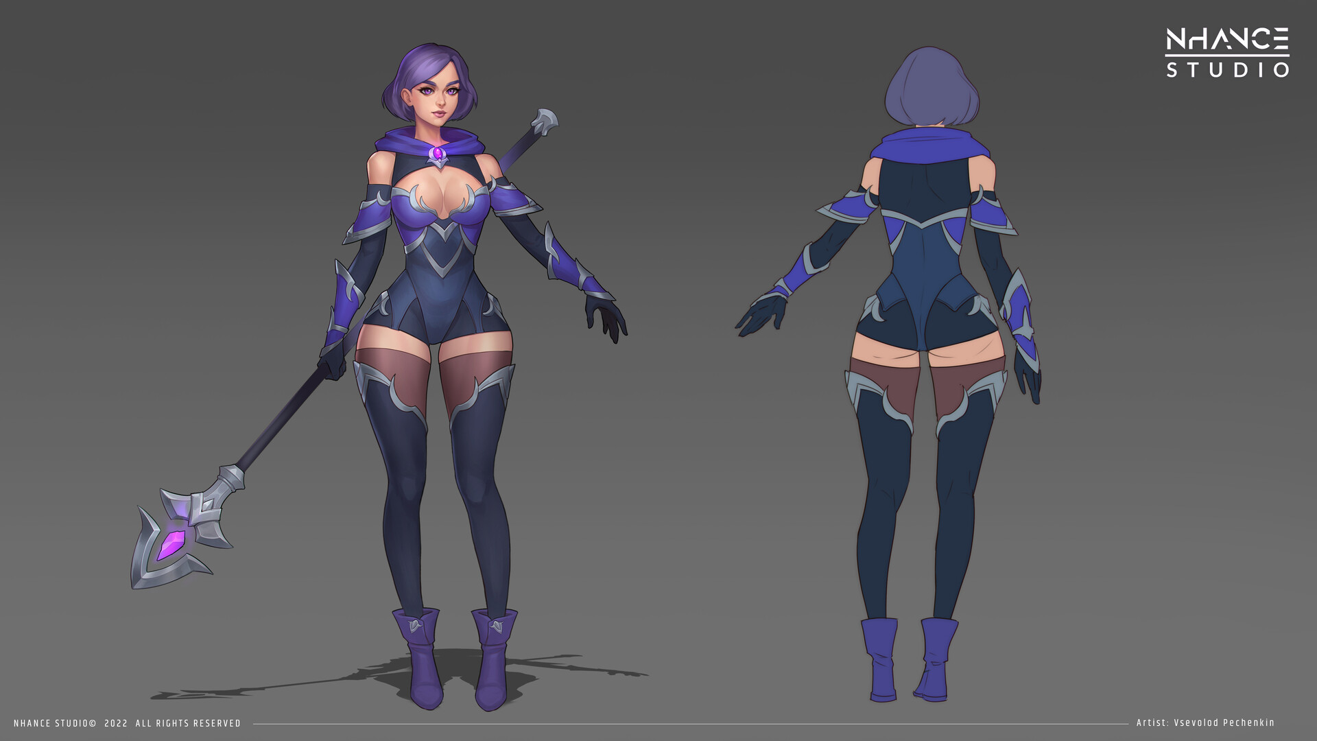 Mage character concept art