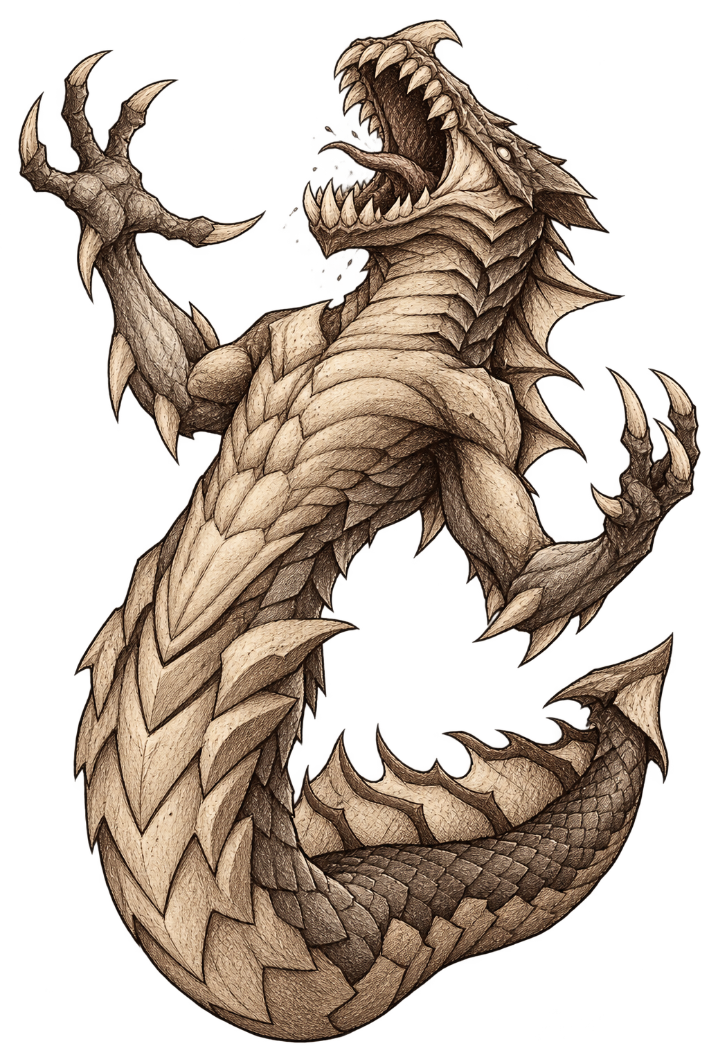 O Abismo monster concept art 11