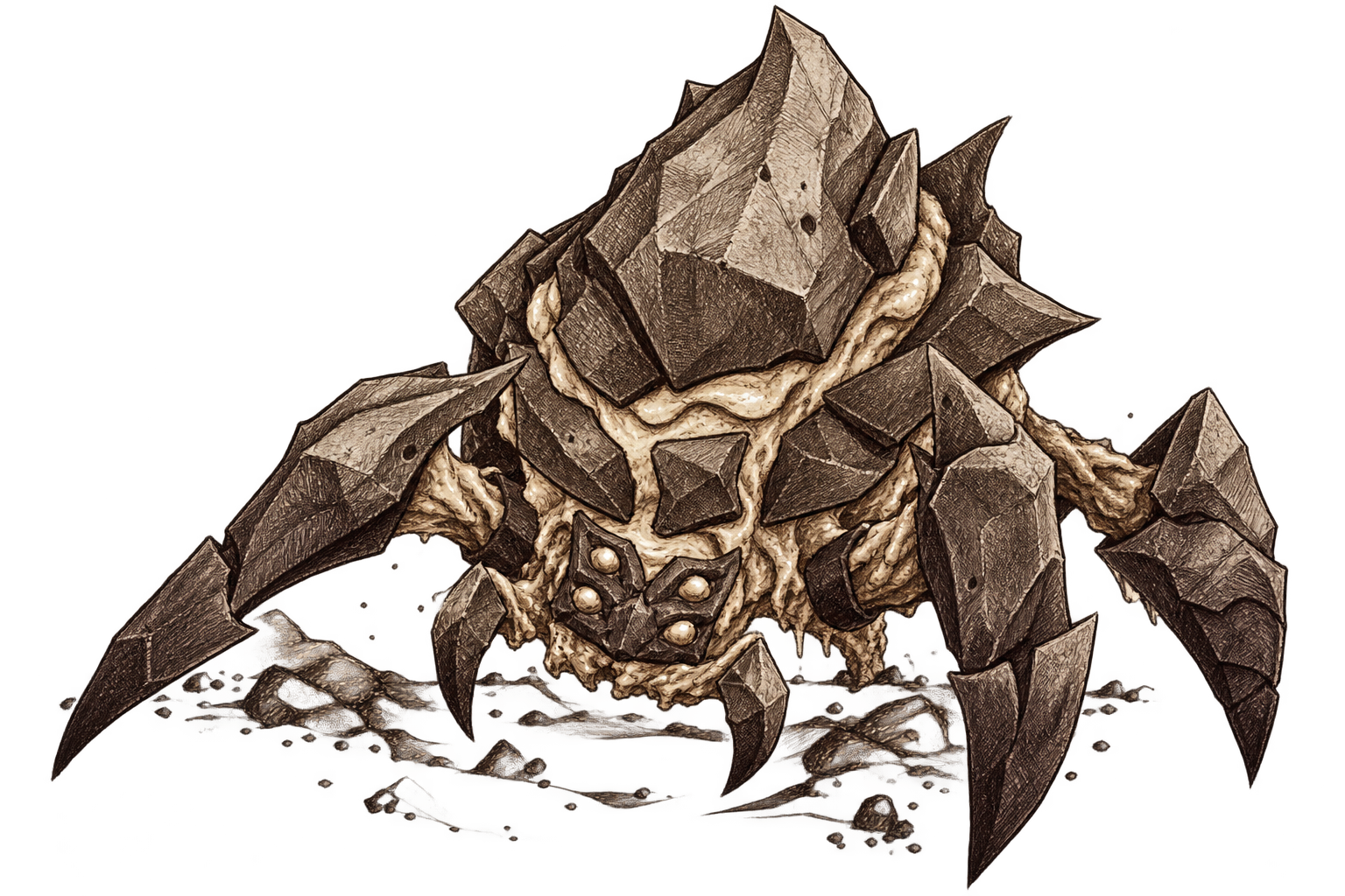 O Abismo monster concept art 12
