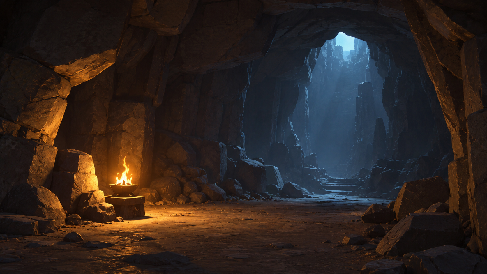 O Abismo cave screenshot